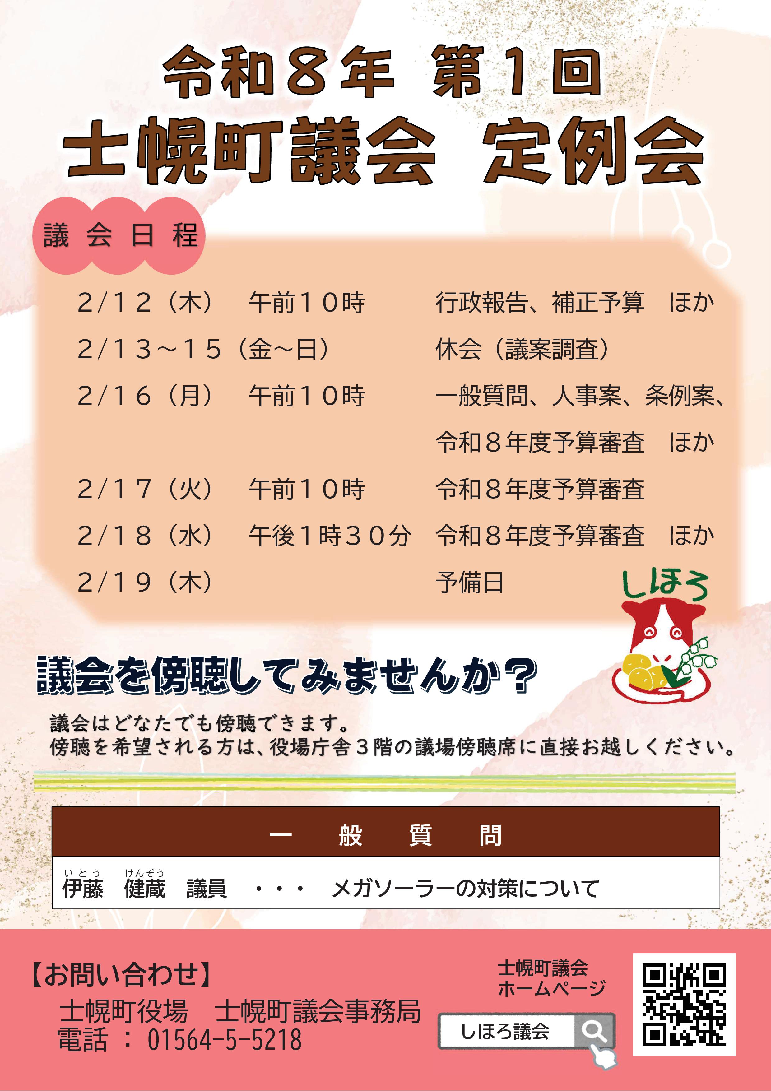 2月定例会チラシ