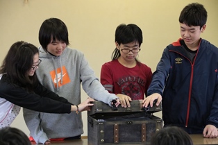 タイムカプセル保管式の様子2