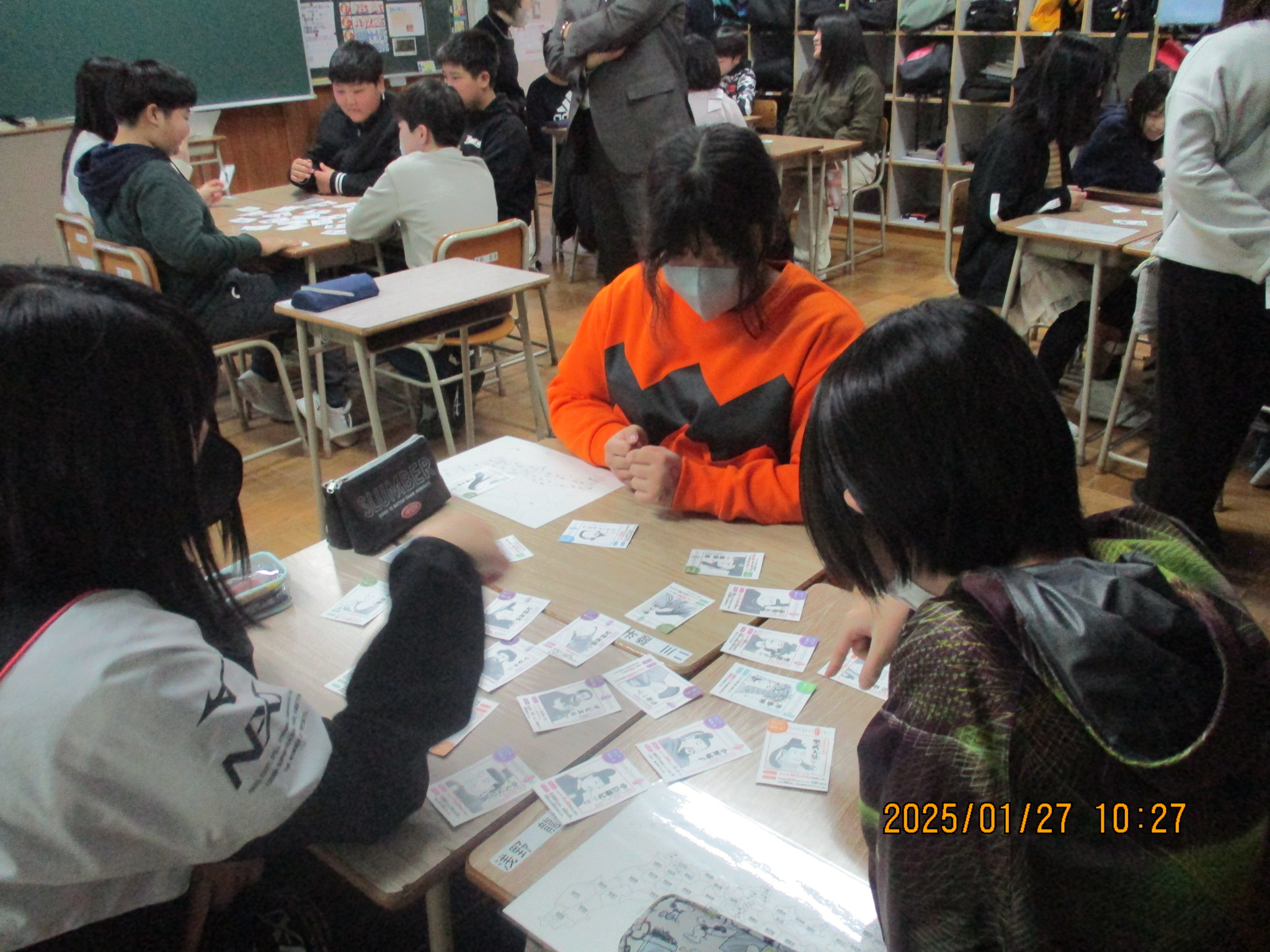中学校乗り入れ授業