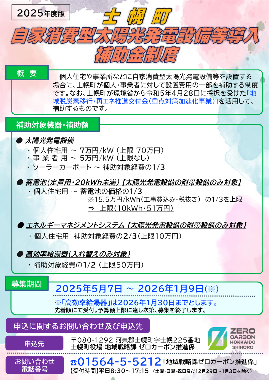 補助金チラシ