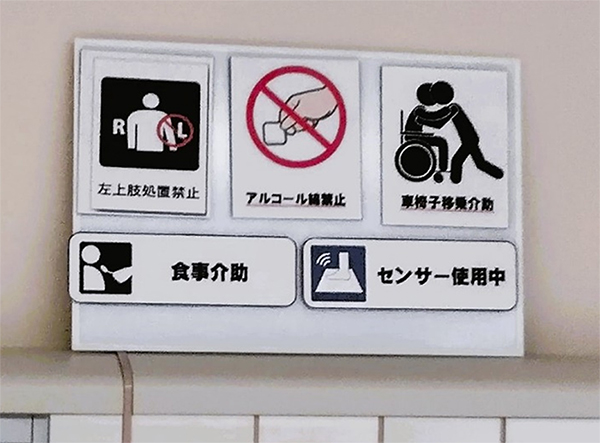 ピクトグラムによる安全管理